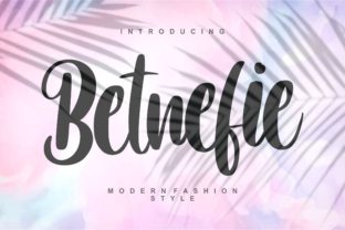 Betnefie Font: Elevate Your Brand with a Script That Stands Out