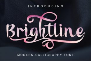 Brightline Font Review: A Modern Calligraphy Typeface for Creative Brands