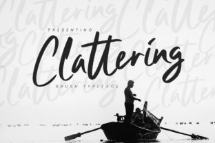 Clattering Font: A Bold, Handmade Typeface for Your Brand