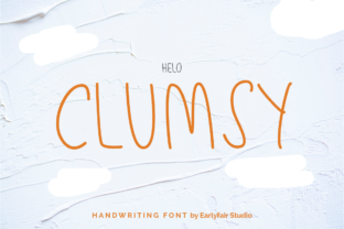 Clumsy Font: A Playful Script for Creative Makers and Shop Owners