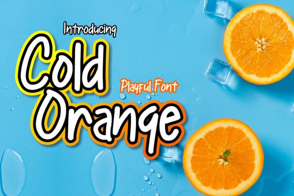 Cold Orange Font: A Playful Boost for My Brand