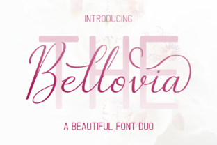 Elevate Your Layout with The Bellovia Duo Typeface