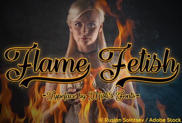 Flame Fetish: A Fiery Typeface for Bold Web Design