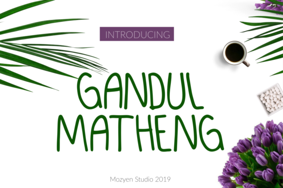 Gandul Matheng: A Premium Script Font for Polished Branding