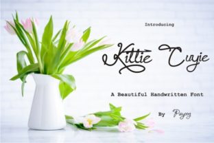 Kittie Cuyie Font: A Handwritten Touch for Your Creative Projects