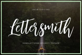 Lettersmith: A Script Font with Character