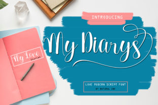 My Diarys: A Script Font with Heart and Versatility