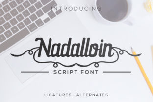 Nadalloin Font: A Modern Script with Vintage Charm for Web Design