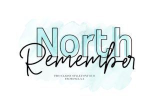 North Remember Duo: A Typeface That Captures Attention