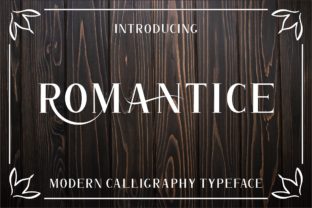 Romantice Font: A Modern Script for Strong Branding
