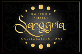 Sanggria: A Script Font with Character and Versatility