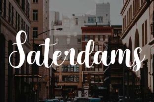 Saterdams: A Typeface That Elevates Your Campaign’s Visual Voice