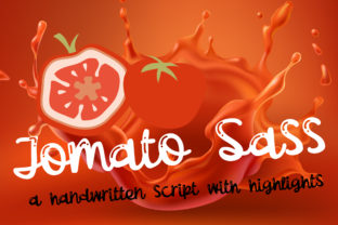 Tomato Sass Font: A Handwritten Typeface for Digital Creativity