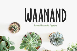 Waanand: A Handwritten Font for Editorial Design