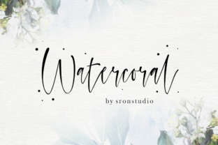 Watercoral: A Script Font with Natural Elegance